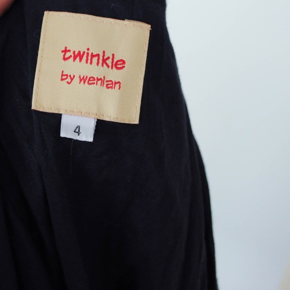 Twinkle by Wenlan Fit Flare Black Print - Picture 6 of 6